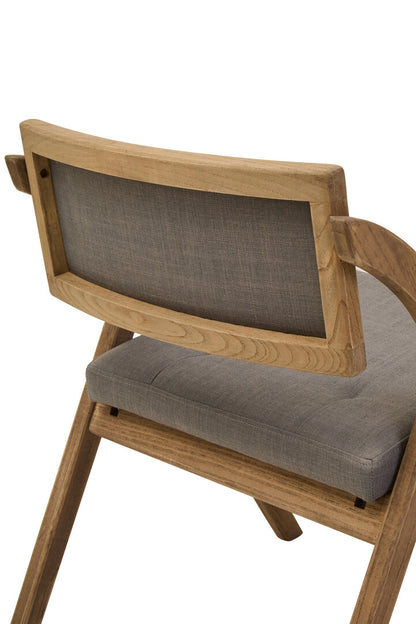 Stirling Grey Wash Elm Wood Folding Chair