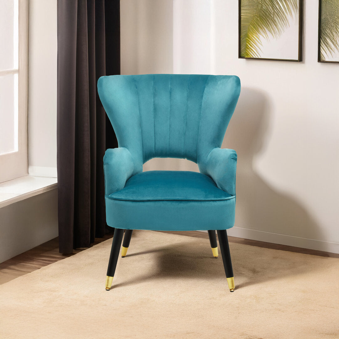 Bristol Velvet Armchair Green 