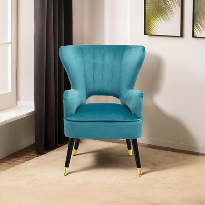 Bristol Velvet Armchair Green 