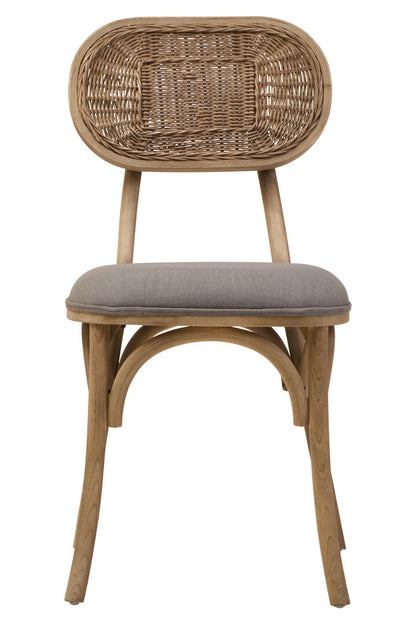Stirling Grey Wash Elm Wood Dining Chair