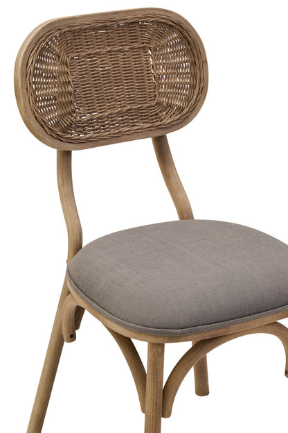 Stirling Grey Wash Elm Wood Dining Chair