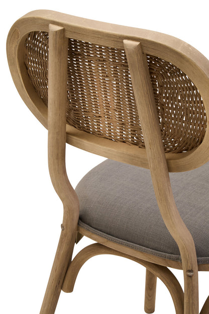 Stirling Grey Wash Elm Wood Dining Chair