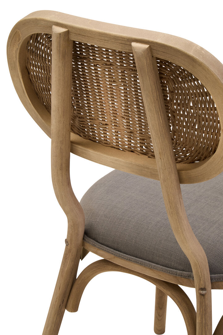 Stirling Grey Wash Elm Wood Dining Chair