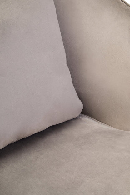 Harrogate Grey Velvet Swivel Chair