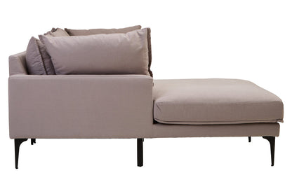 Savannah Grey Three Seat Left Chaise Sofa