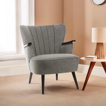 Granada Grey Fabric Armchair