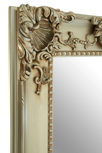 Belsize Silver Frame Ornate Full Length Wall Mirror