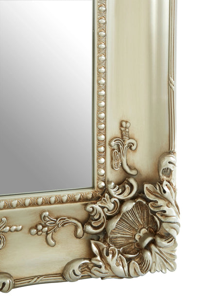 Belsize Silver Frame Ornate Full Length Wall Mirror