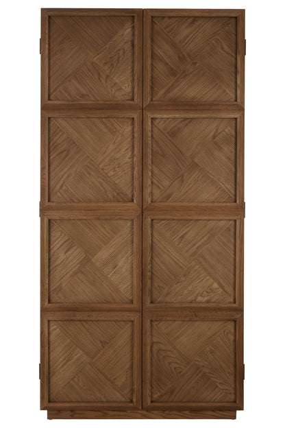 Kensington Natural Oak Wood Tall Cabinet