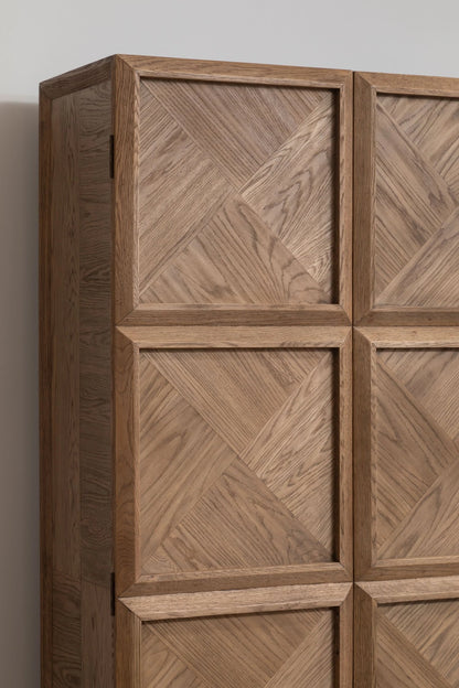 Kensington Natural Oak Wood Tall Cabinet