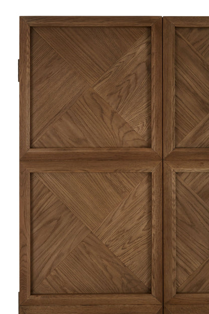 Kensington Natural Oak Wood Tall Cabinet