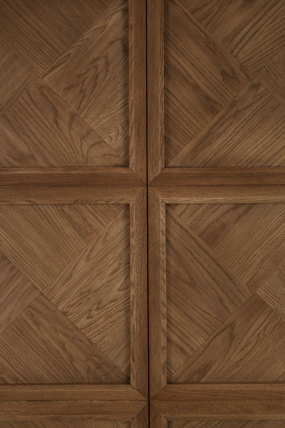 Kensington Natural Oak Wood Tall Cabinet