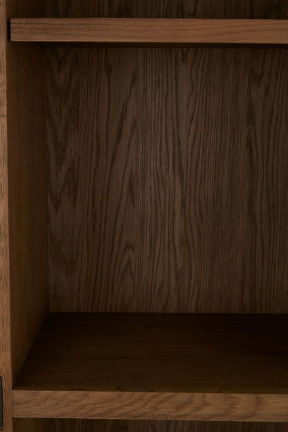 Kensington Natural Oak Wood Tall Cabinet