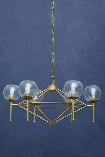 Cambridge 6 Bulb Geo Pendant Light