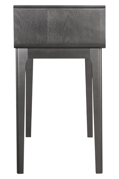 Rye Wood Veneer Two Drawer Dressing Table 
