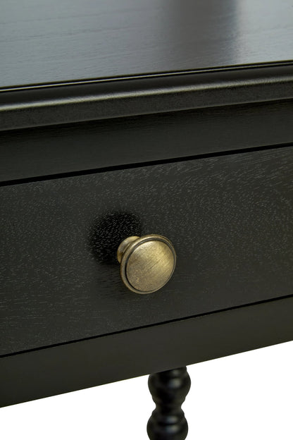 Savoy Two Drawer Bobble Detail Wooden Console Table 