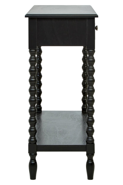 Savoy Two Drawer Bobble Detail Wooden Console Table 