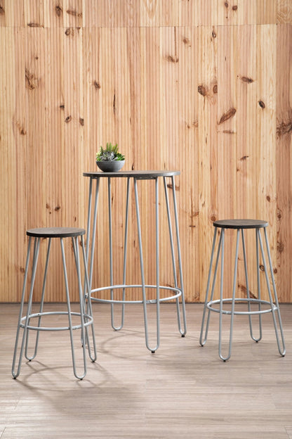 Madison 3 Piece Bar Table And Stool Set 