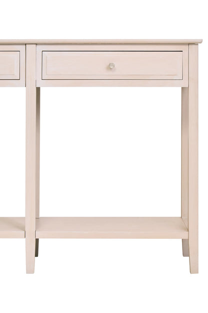 Savoy Two Drawer Wooden Console Table 