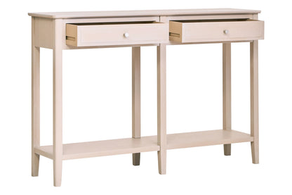 Savoy Two Drawer Wooden Console Table 