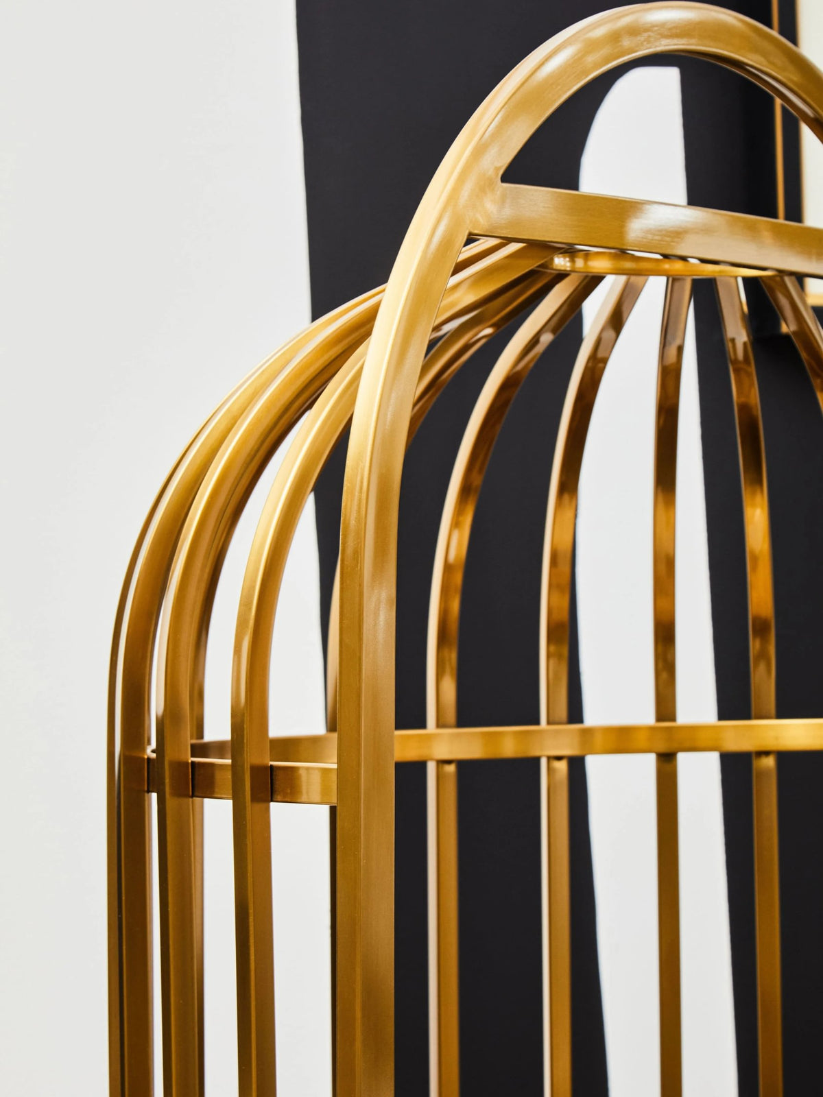 Notting Brushed Gold Dome Cage Chair