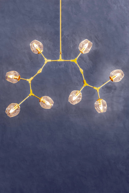 Cambridge Gold Finish Adjustable 8 Arm Statement Pendant Light