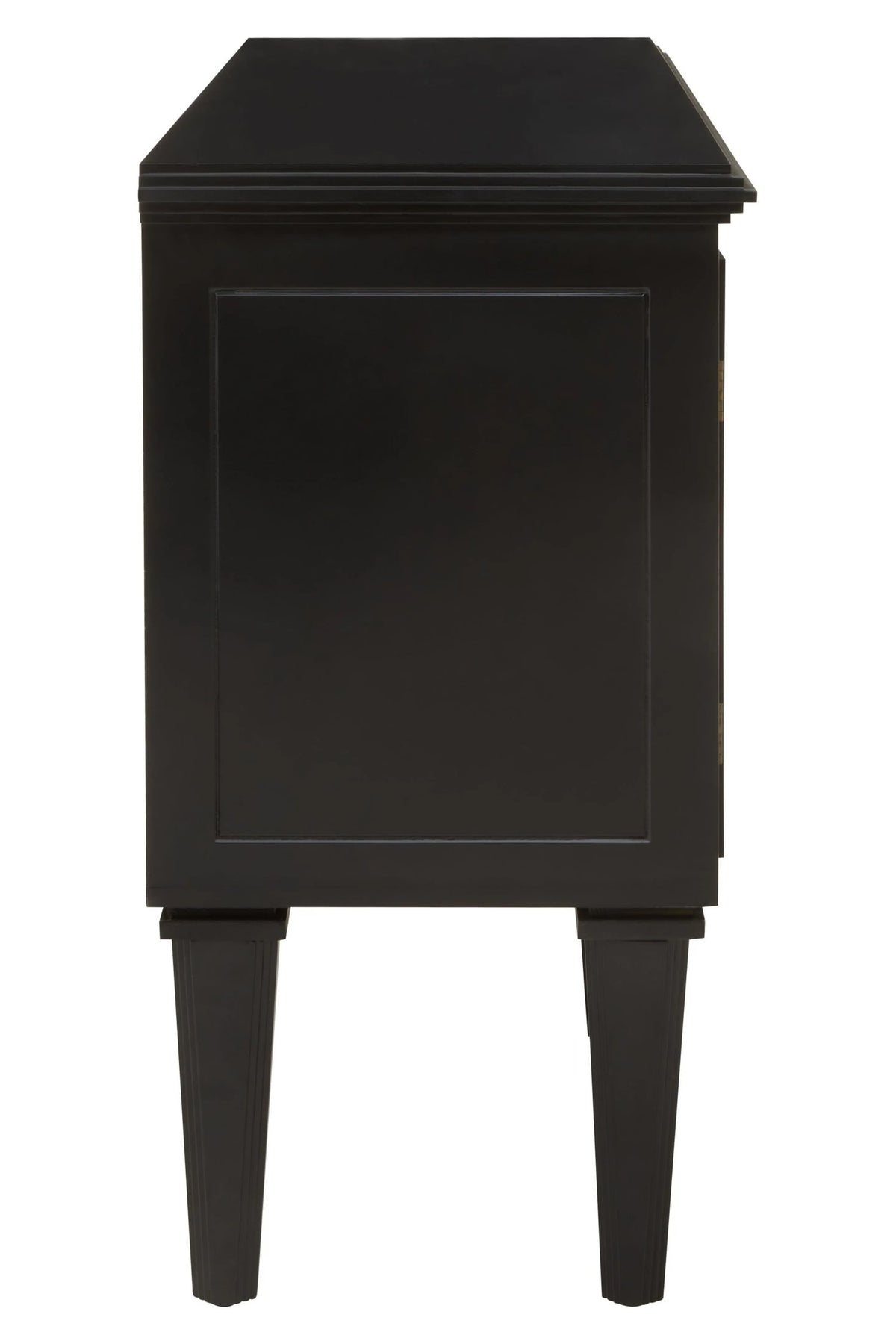 Perth Mirrored and Black Finish Sideboard