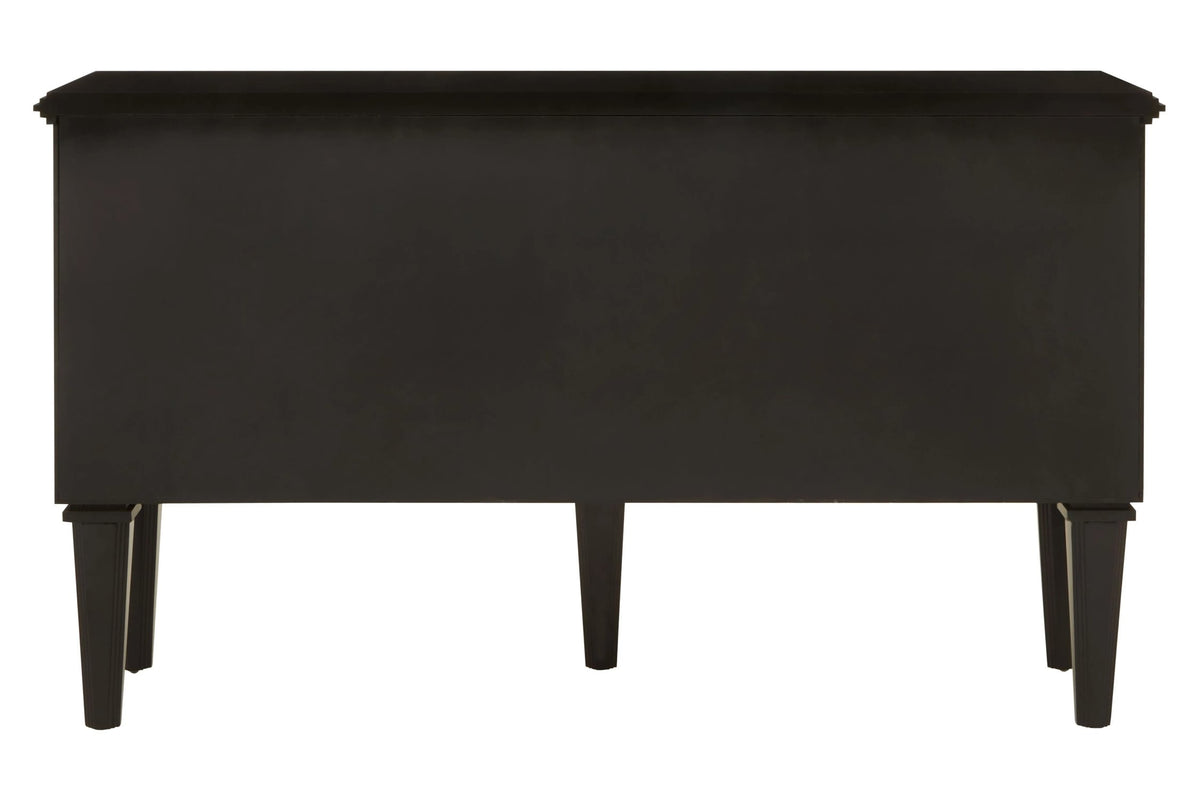 Perth Mirrored and Black Finish Sideboard