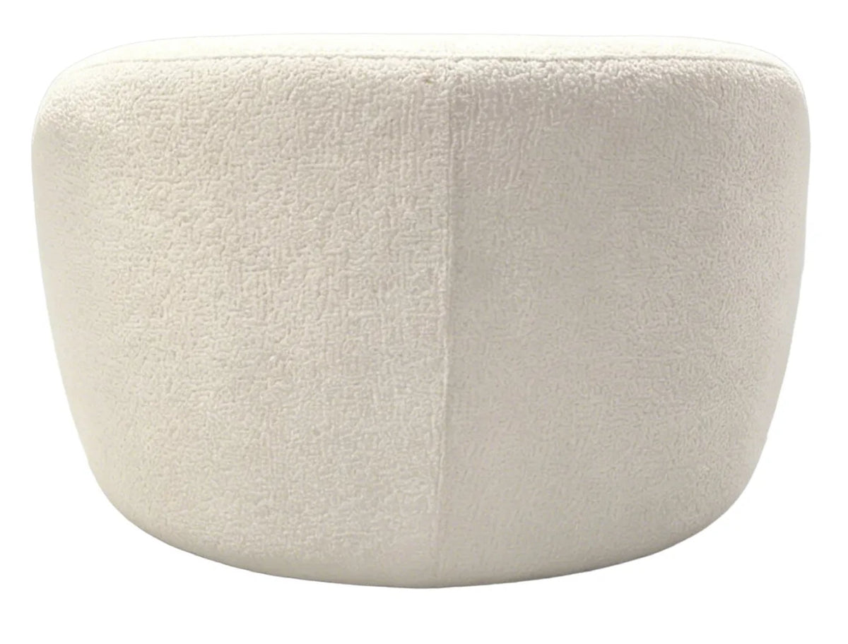 Arundel Ivory Textured Curved Chair