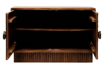 Brooklyn Two Door Mango Wood Carved Sideboard
