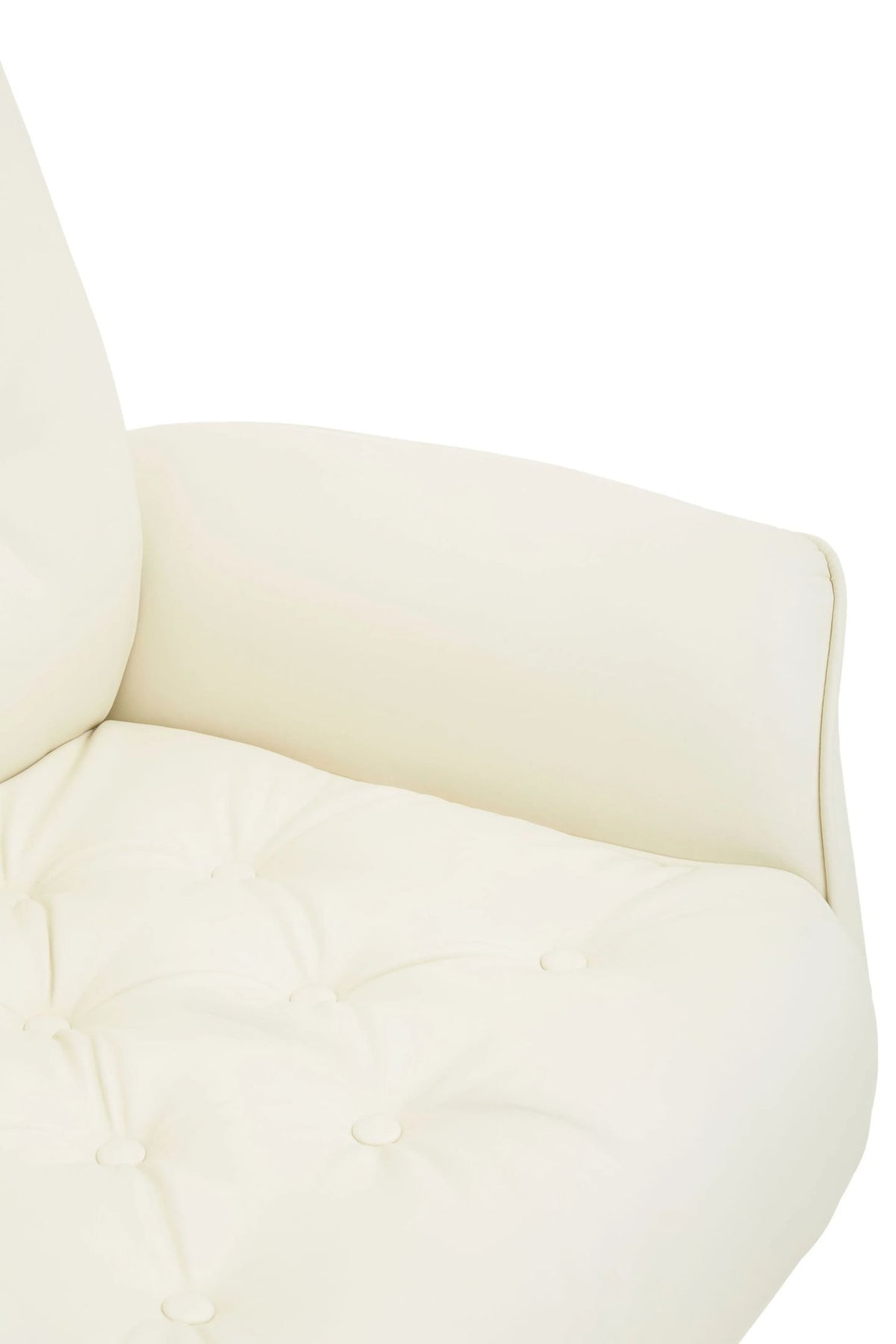 Tring Leather Effect Recliner and Footstool 