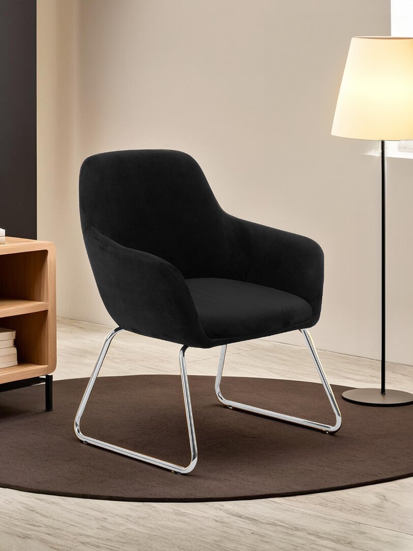 Richmond Black Fabric Chair