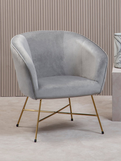 Richmond Grey Chair With Metal Frame