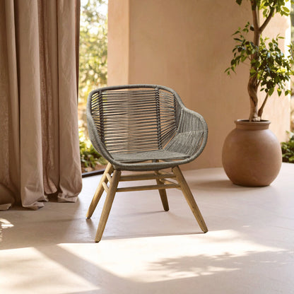 Bristol 3 Seat Grey Sofa with Wooden Legs