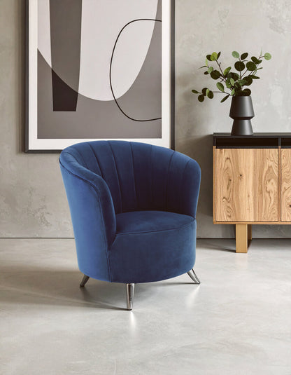 Chelsea Blue Tub Chair