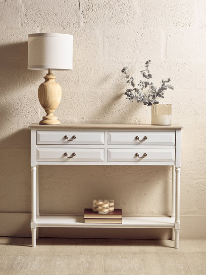 Savoy 4 Drawer Console Table