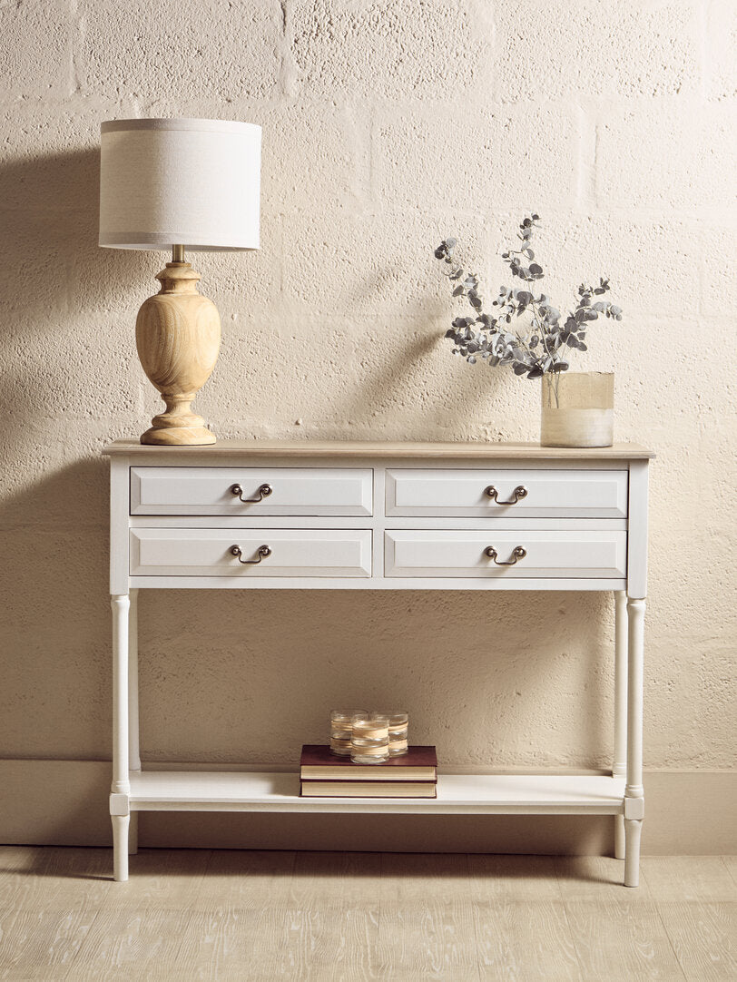 Savoy 4 Drawer Console Table