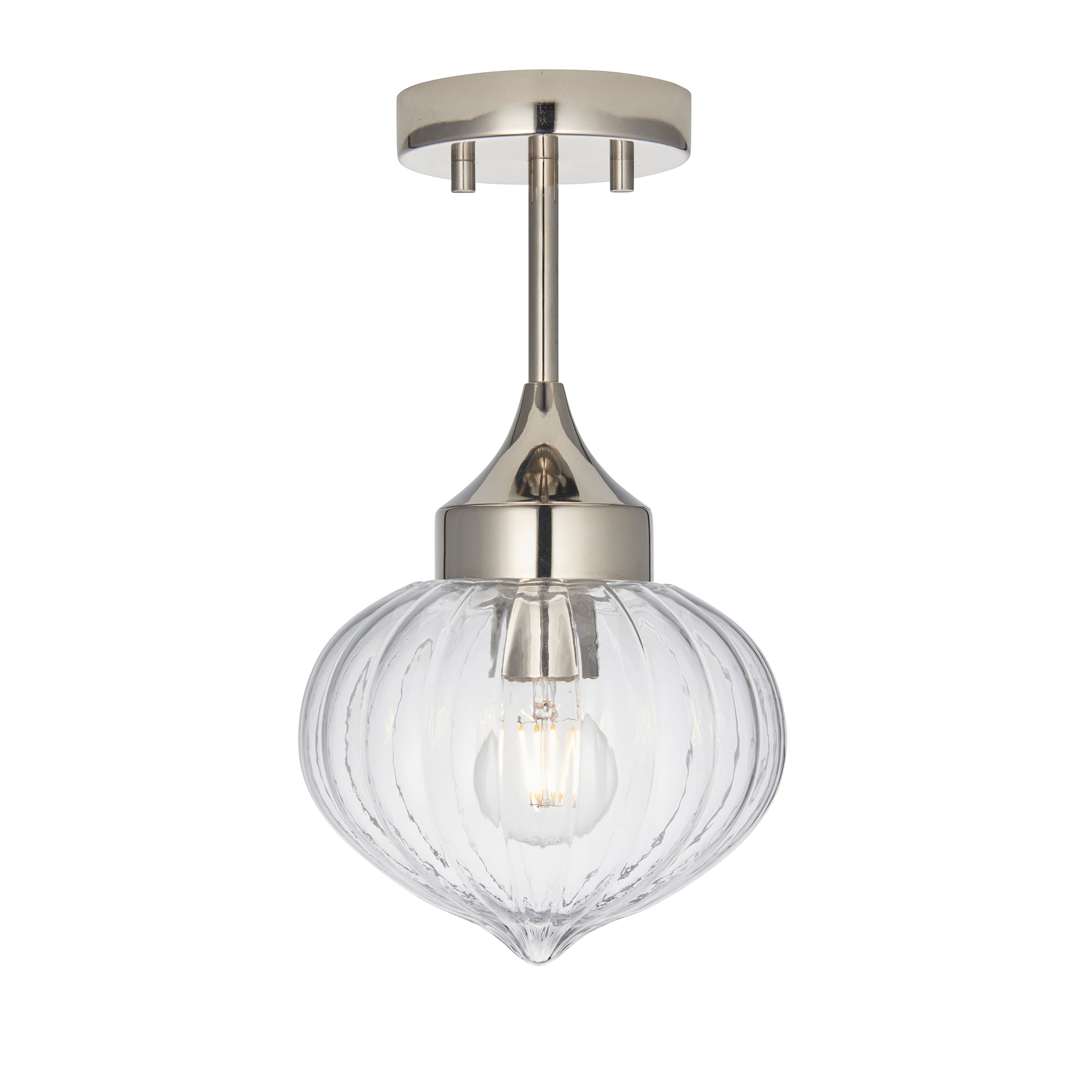 Addington 1 Ceiling Light Nickel