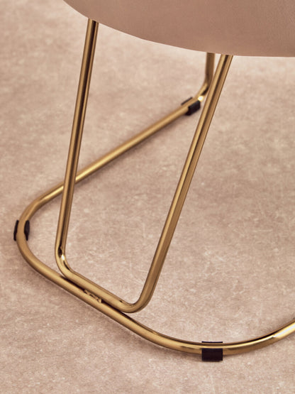 Lisbon Mink Velvet Dinner Chair