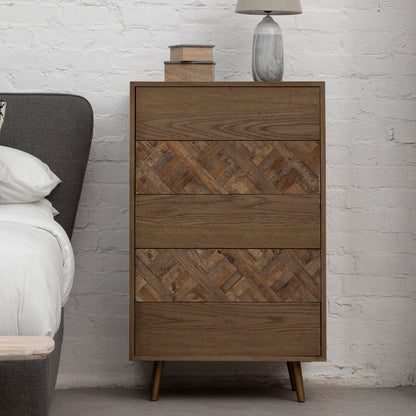 Kensington Wooden Chest of 5 Drawers