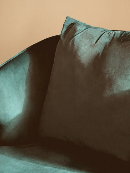 Harrogate Azure Velvet Swivel Chair