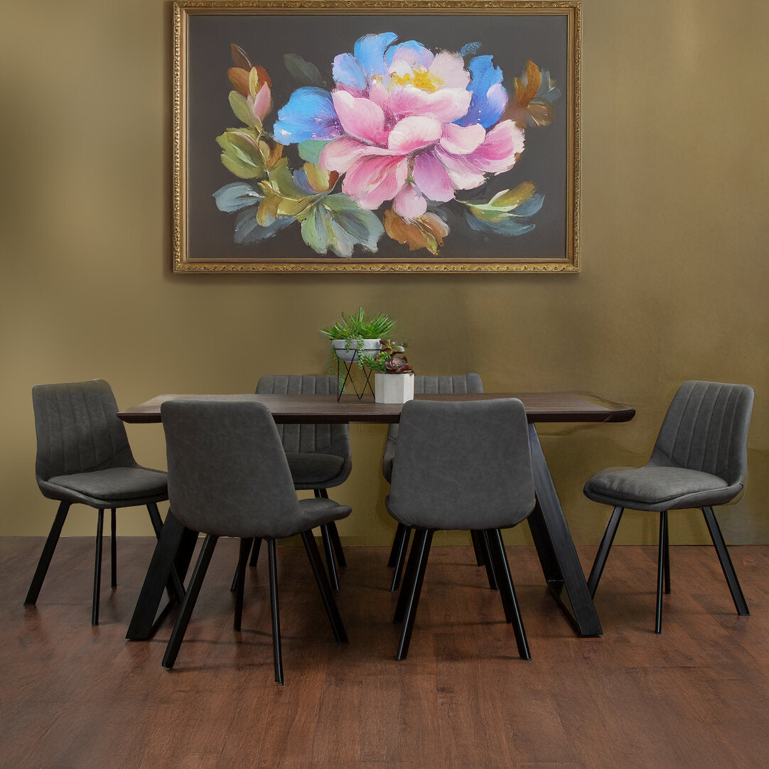 Portofino Dining Table with 6 Chairs Set