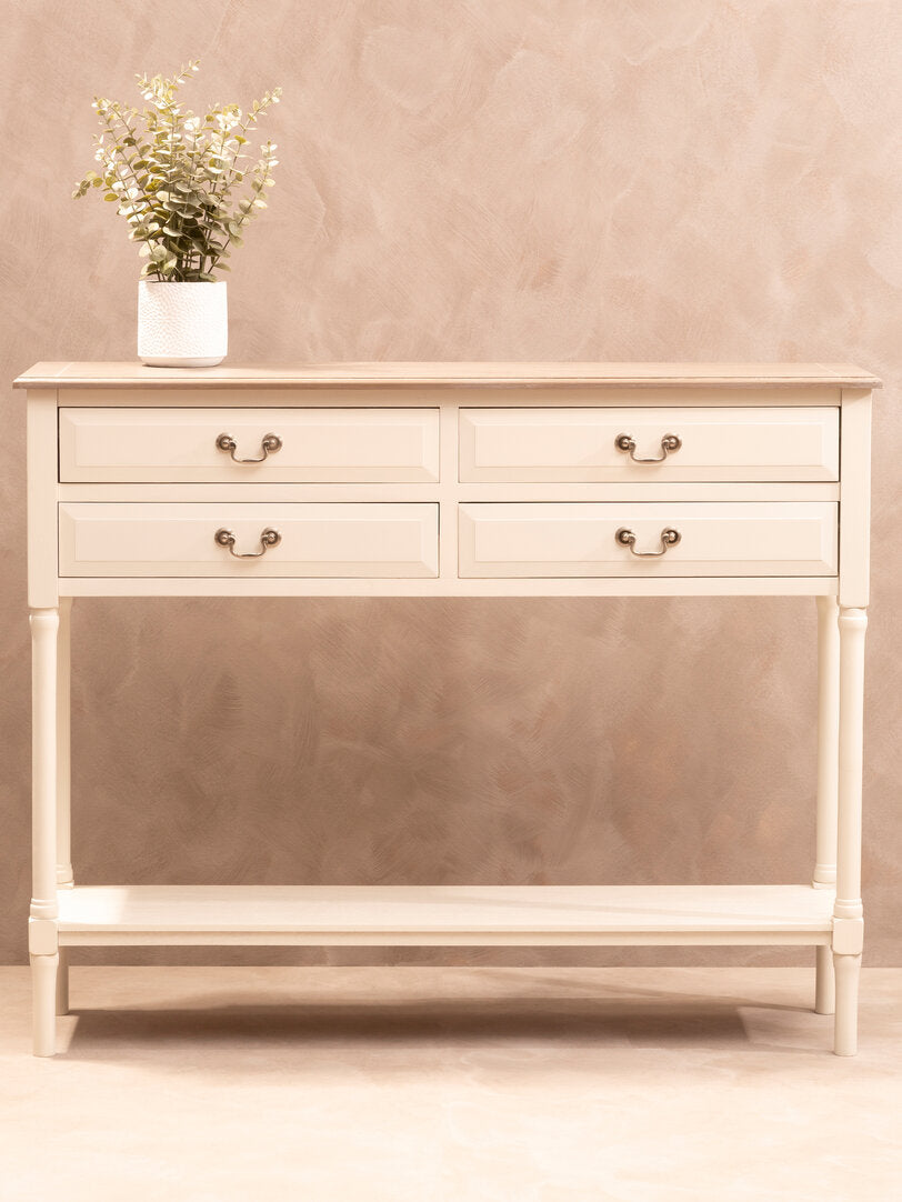 Savoy 4 Drawer Console Table