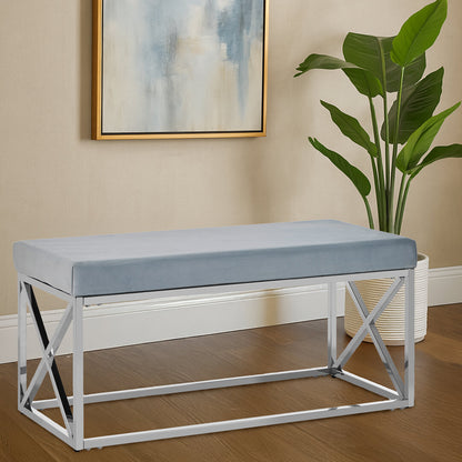 Aurora Powder Blue Bench