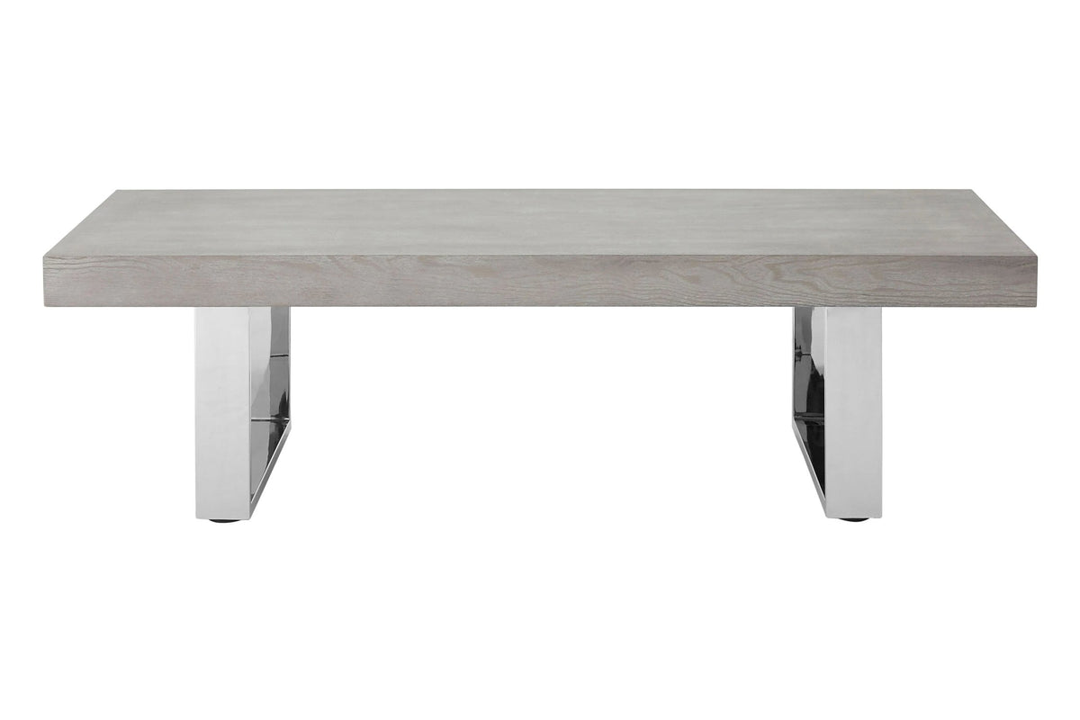 Porto Elm Wood Coffee Table #colour_grey