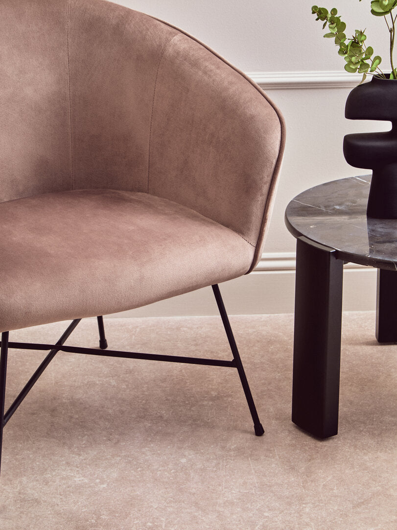 Richmond Mink Velvet Chair