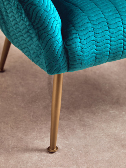 Lincoln Blue Occasional Chair