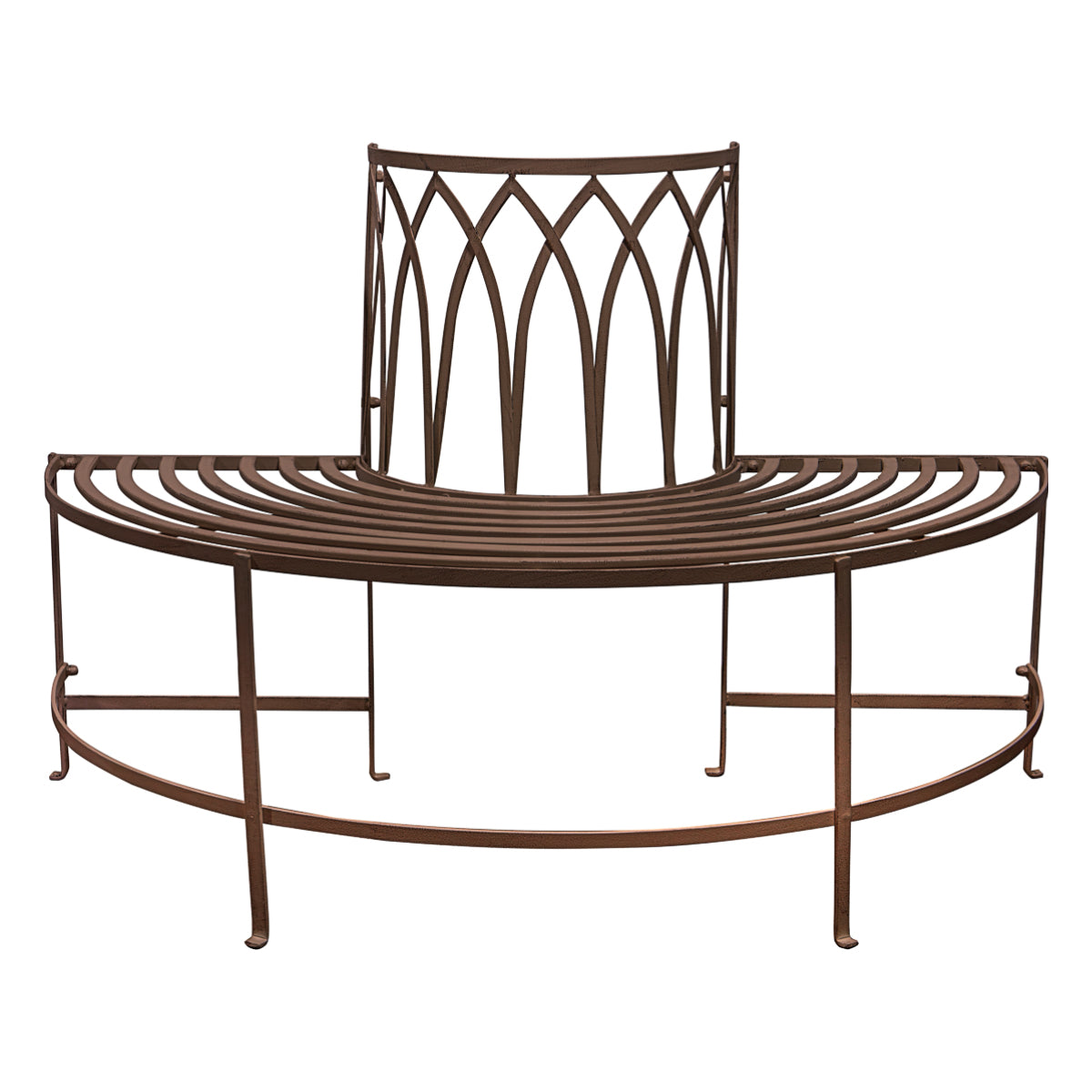 Alberoni Outdoor Tree Bench Seat Ember