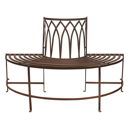 Alberoni Outdoor Tree Bench Seat Ember