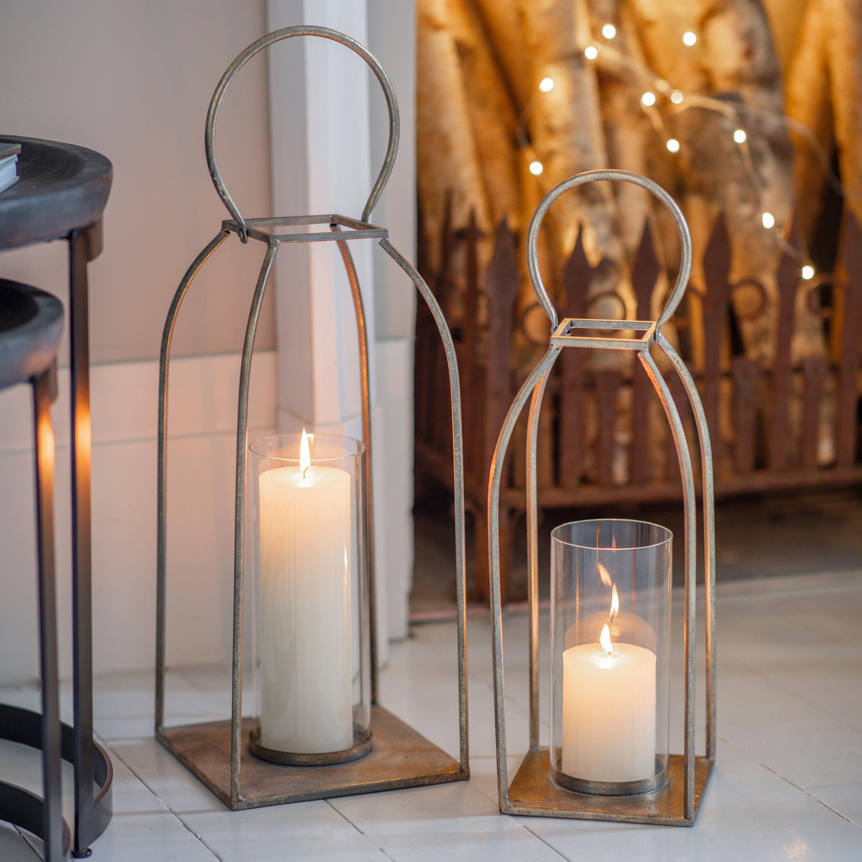 Alcora Lantern Antique Gold
